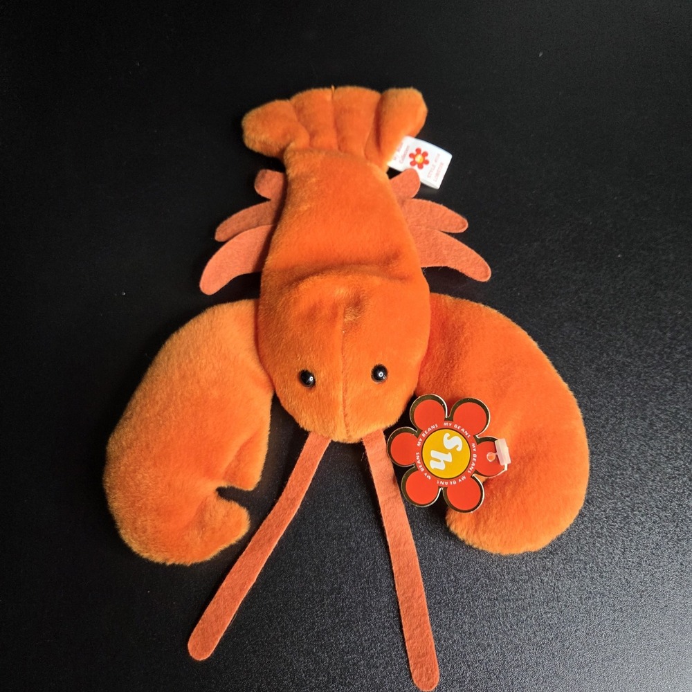 My Beans Collection Lobster Plush Stuffed Animal Sae Ho LC Orange 11" w/ Tags